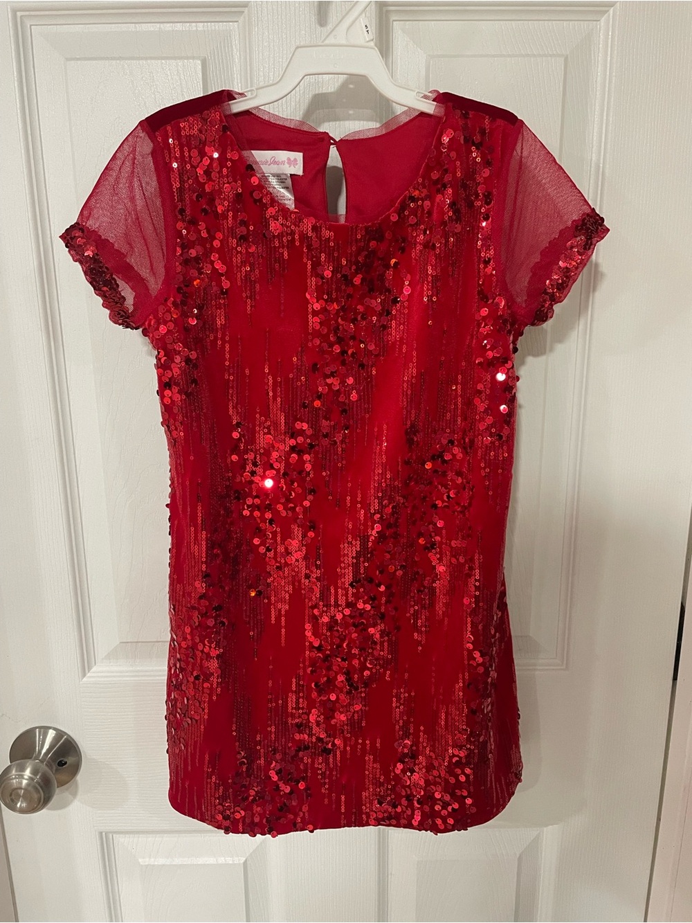 Bonnie Jeans Girls Christmas Sequin Dress 7